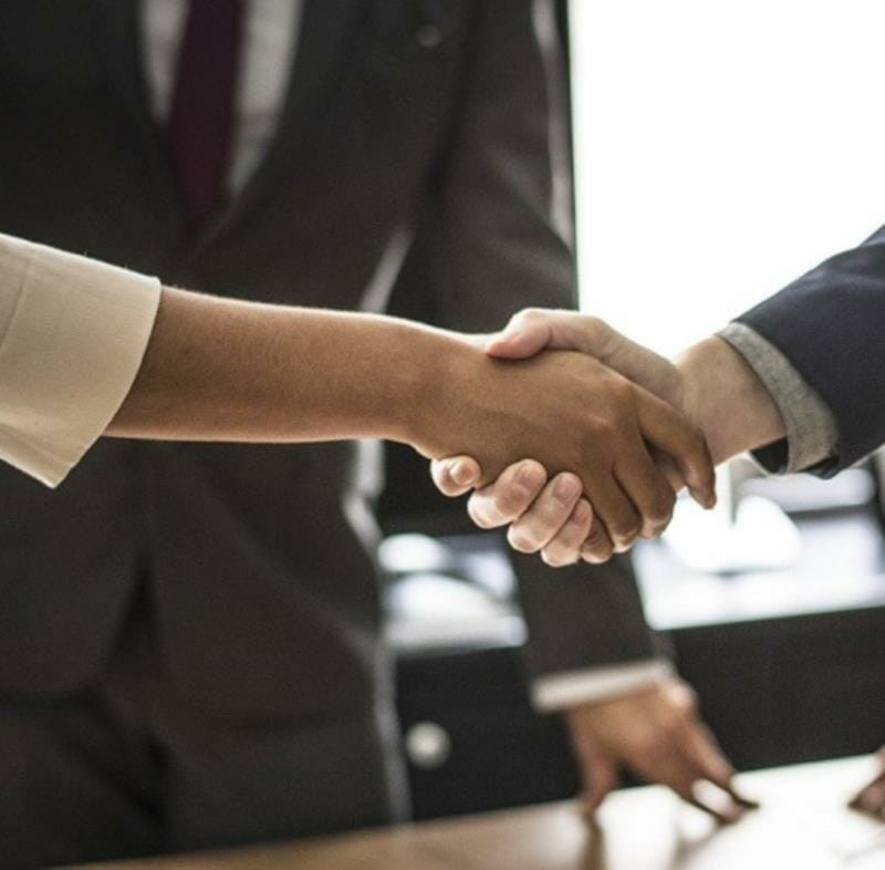 People shaking hands