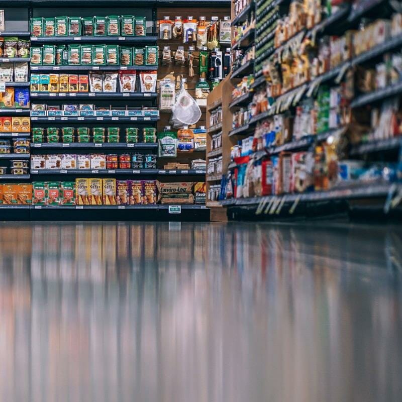 A store aisle